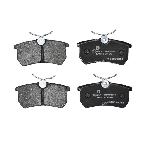 DELPHI Bremsbelagsatz, Scheibenbremse LP1316