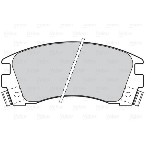 VALEO Bremsbelagsatz, Scheibenbremse FIRST 302070