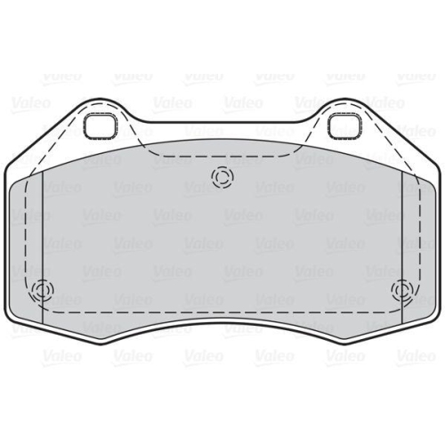 VALEO Bremsbelagsatz, Scheibenbremse FIRST 302072