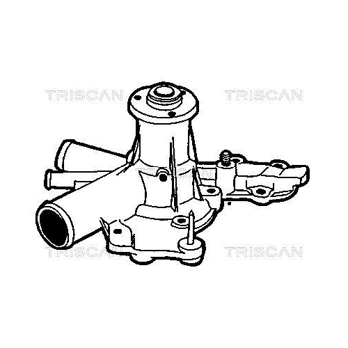 TRISCAN Wasserpumpe, Motork&uuml;hlung 8600 12830