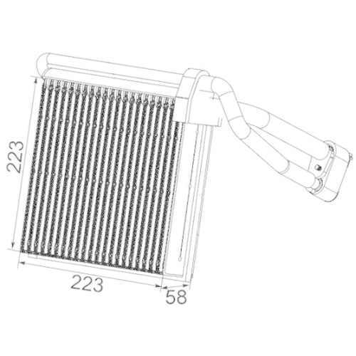 MAHLE Verdampfer, Klimaanlage BEHR *** PREMIUM LINE *** AE 96 000P