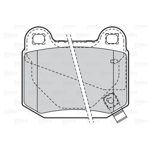 VALEO Bremsbelagsatz, Scheibenbremse FIRST 302081