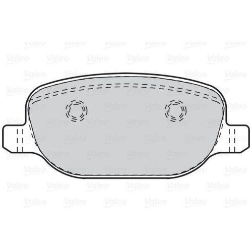 VALEO Bremsbelagsatz, Scheibenbremse FIRST 302112