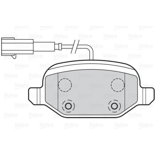 VALEO Bremsbelagsatz, Scheibenbremse FIRST 302140