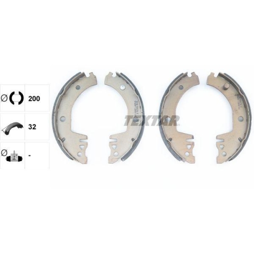 TEXTAR Bremsbackensatz 91041700