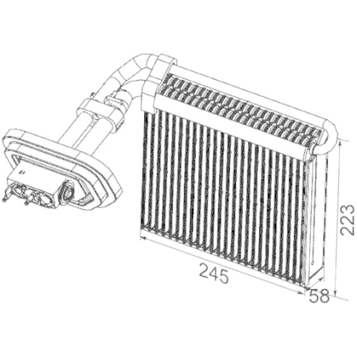 MAHLE Verdampfer, Klimaanlage BEHR *** PREMIUM LINE *** AE 99 000P