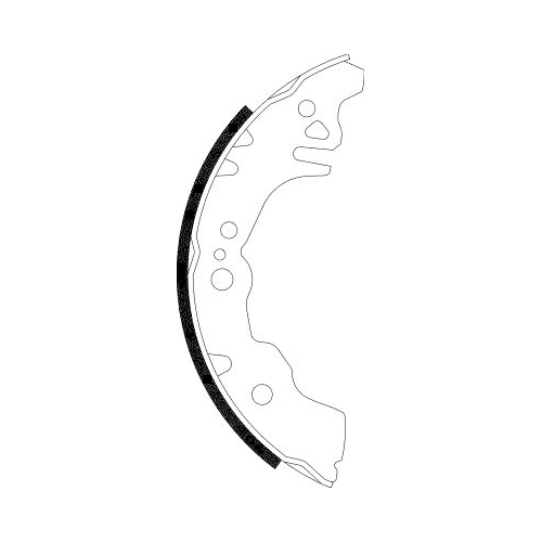 HELLA Bremsbackensatz 8DB 355 003-071