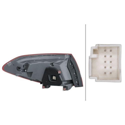 HELLA Heckleuchte 2SD 354 875-241