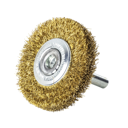 Rundb&uuml;rste SRB mit 6 x 30 mm Schaft Drm 60 x 13 mm Stahldraht rostfrei gewellt