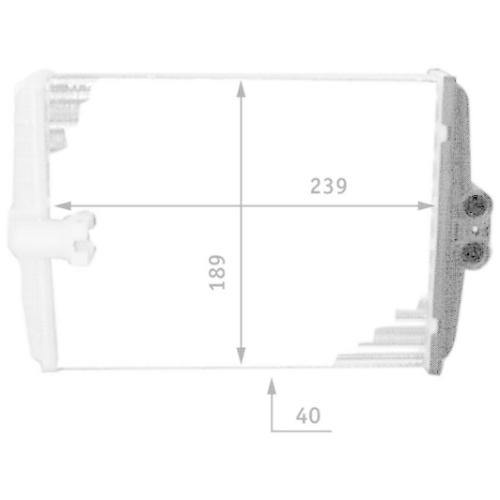 MAHLE Wärmetauscher, Innenraumheizung BEHR *** PREMIUM LINE *** AH 107 000P