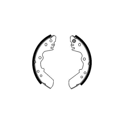 TEXTAR Bremsbackensatz 91045100