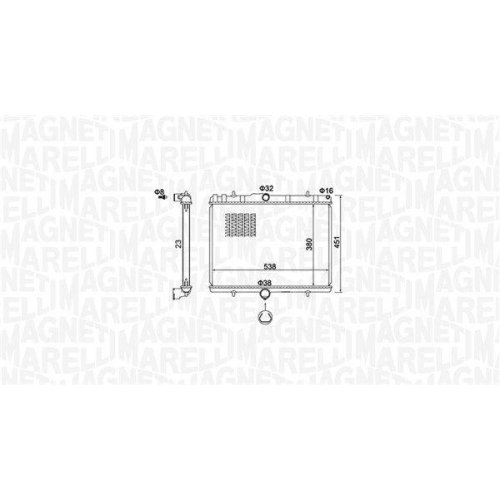 MAGNETI MARELLI K&uuml;hler, Motork&uuml;hlung 350213151800