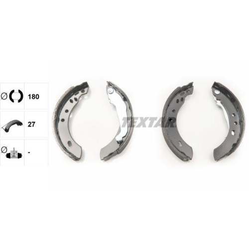 TEXTAR Bremsbackensatz 91047200