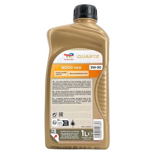 Motor&ouml;l Motoren&ouml;l Total Quartz 9000 HKR 5W-30 1 Liter Flasche 230348