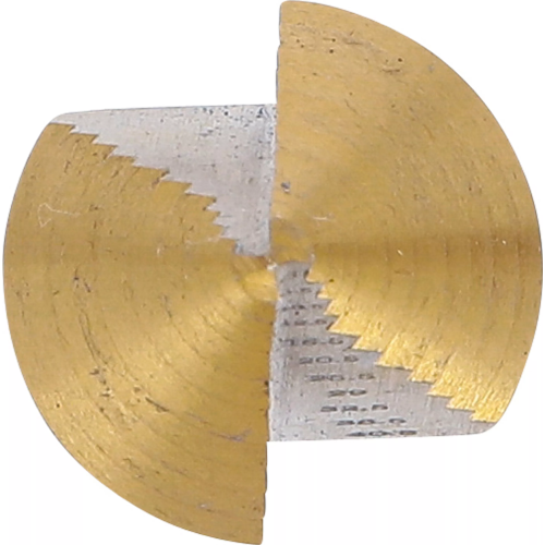 BGS Stufenbohrer titannitriert 6-40,5mm Stufen Sch&auml;l Set Blechsch&auml;lbohrer 1615