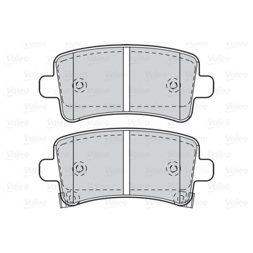 VALEO Bremsbelagsatz, Scheibenbremse FIRST 302120