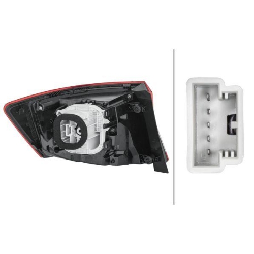 HELLA Heckleuchte 9EL 354 856-021