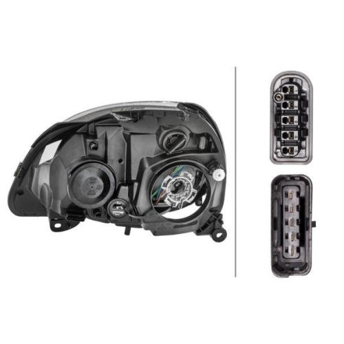 HELLA Hauptscheinwerfer 1DL 008 461-801