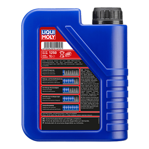Motor&ouml;l LIQUI MOLY 1250 Touring High Tech 20W-50 Mineralisch Motoren&ouml;l &Ouml;l 1L