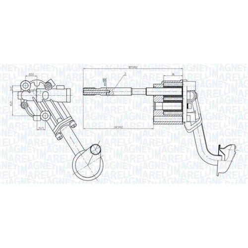 MAGNETI MARELLI Ölpumpe 351516000058