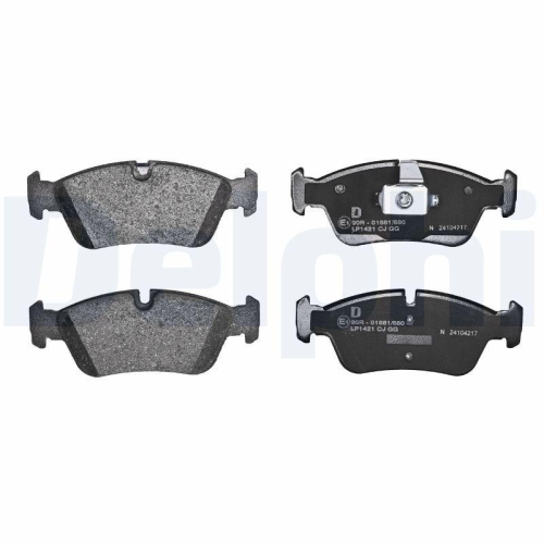 DELPHI Bremsbelagsatz, Scheibenbremse LP1421