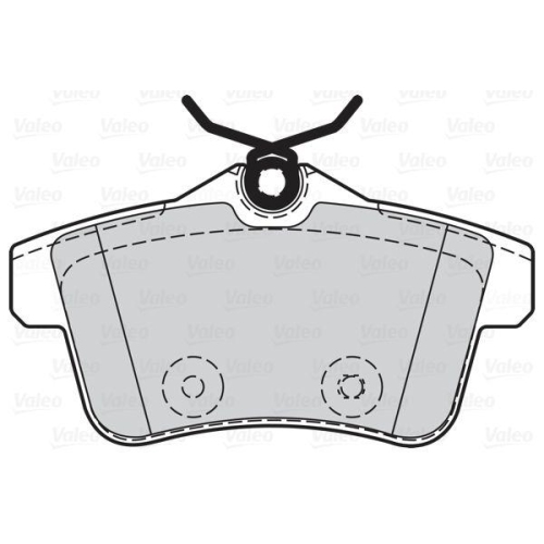 VALEO Bremsbelagsatz, Scheibenbremse FIRST 302126