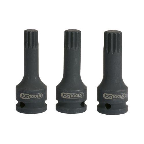 1/2 Zoll Kraft-Bit-Stecknuss XZN,lang,M14 auf H&auml;nger KS TOOLS 515.1172-E