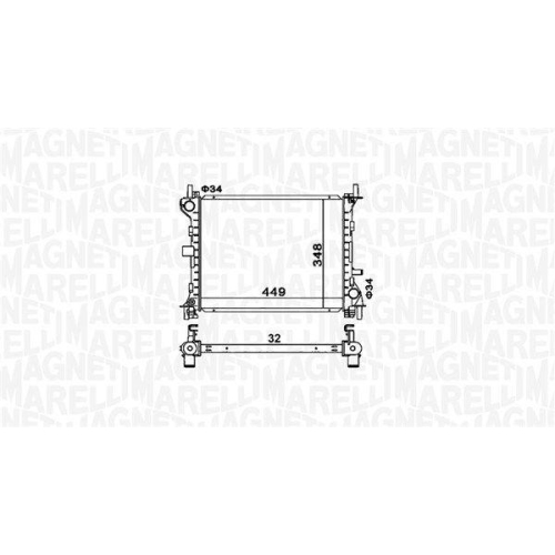 MAGNETI MARELLI K&uuml;hler, Motork&uuml;hlung 350213160300
