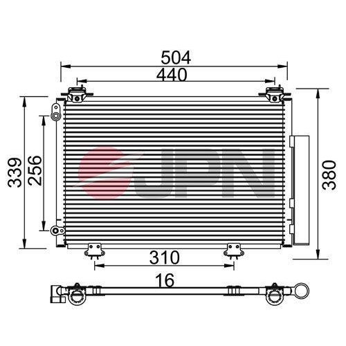 JPN Kondensator, Klimaanlage 60C9135-JPN