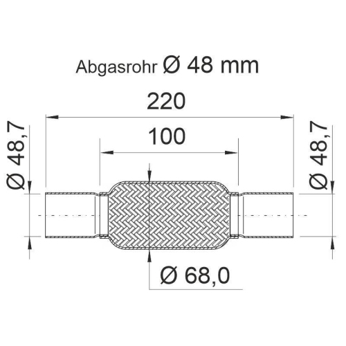 ERNST Flexrohr, Abgasanlage 460187