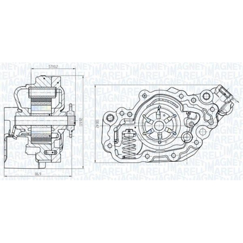 MAGNETI MARELLI &Ouml;lpumpe 351516000082