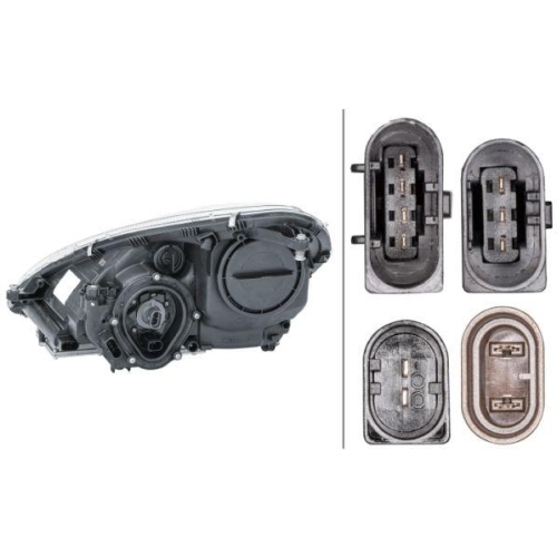 HELLA Hauptscheinwerfer 1EL 008 361-721