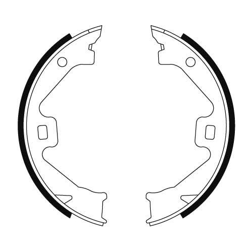 TRW Bremsbackensatz, Feststellbremse GS8469