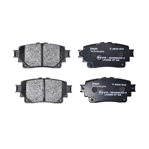 DELPHI Bremsbelagsatz, Scheibenbremse LP3599