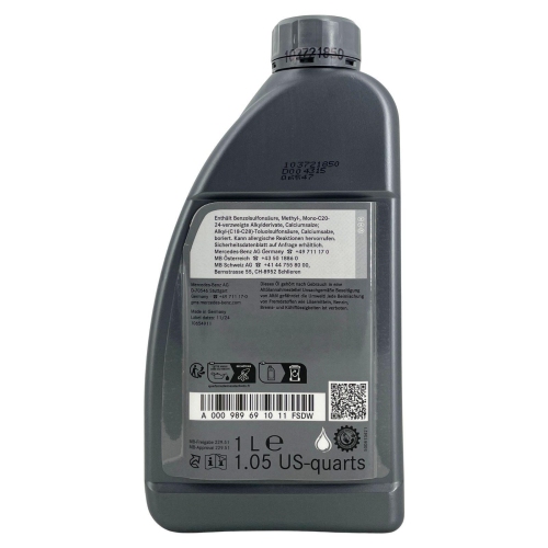 Original Mercedes-Benz Motor&ouml;l 5W-30 229.51 1 Liter A000989691011FSDW
