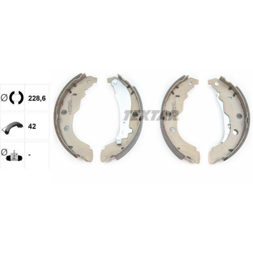 TEXTAR Bremsbackensatz 91052600