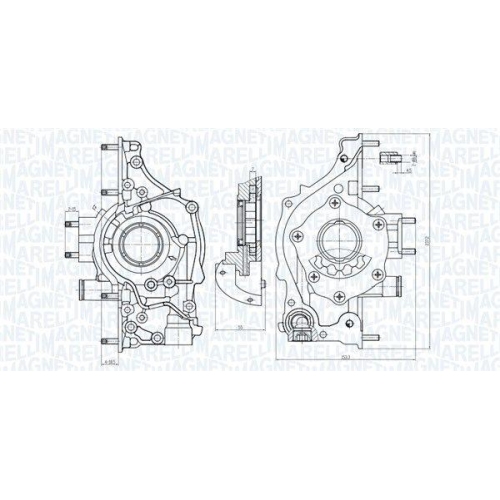 MAGNETI MARELLI &Ouml;lpumpe 351516000093
