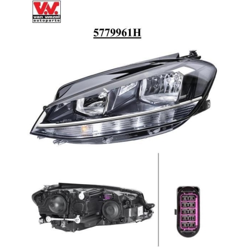 VAN WEZEL Hauptscheinwerfer 5775961H