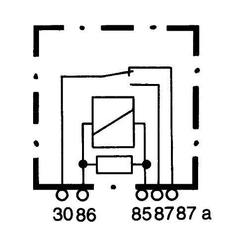 HELLA Relais, Arbeitsstrom 4RD 933 319-001