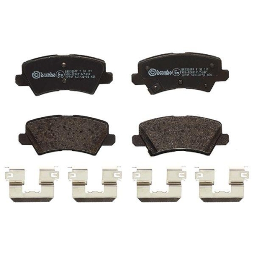 BREMBO Bremsbelagsatz, Scheibenbremse PRIME LINE P 30 111