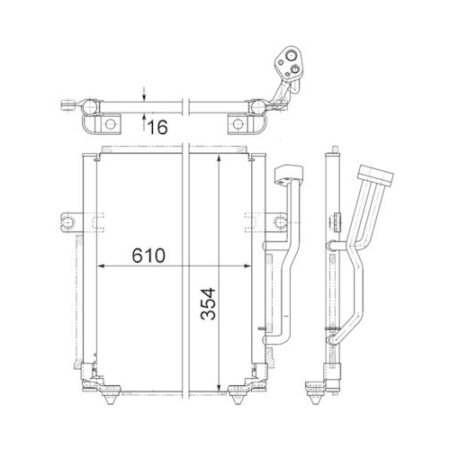 MAHLE Kondensator, Klimaanlage BEHR *** PREMIUM LINE *** AC 192 000P