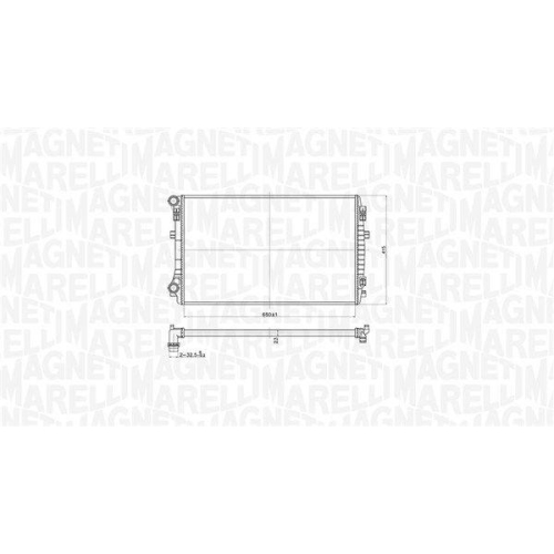 MAGNETI MARELLI K&uuml;hler, Motork&uuml;hlung 350213173400