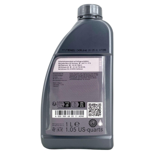 Original Mercedes Automatik Getriebe&ouml;l MB 236.14 1 Liter A000989680511ADNE