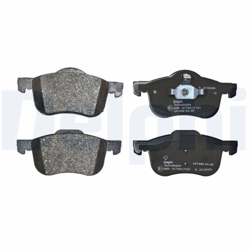 DELPHI Bremsbelagsatz, Scheibenbremse LP1458