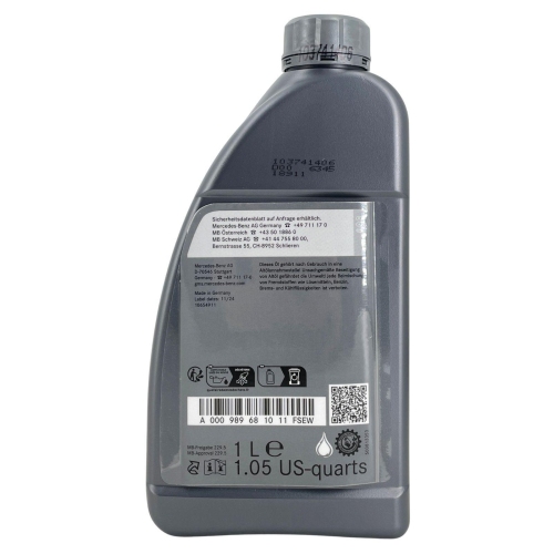 Original Mercedes-Benz Motor&ouml;l 5W-40 229.5 1 Liter A000989681011FSEW