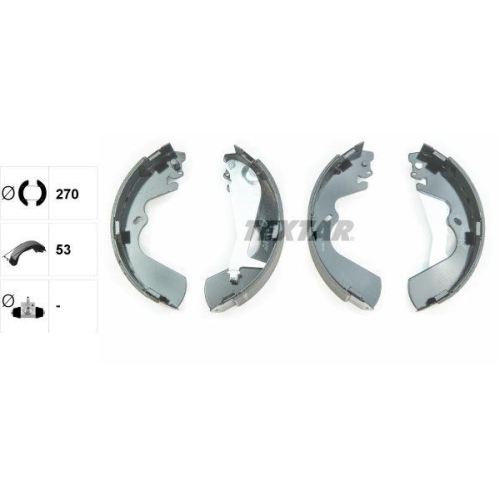 TEXTAR Bremsbackensatz 91055300