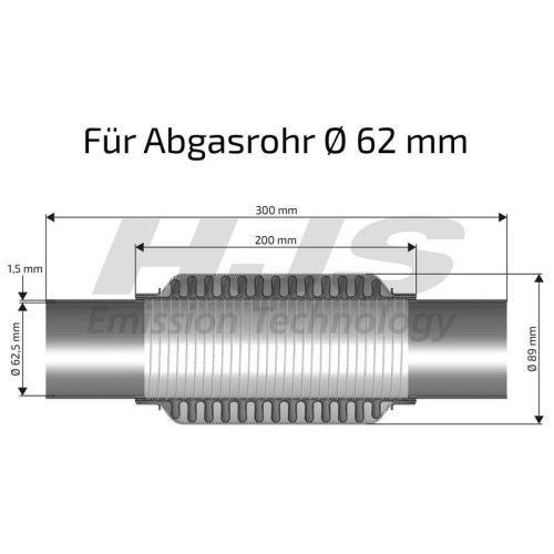 HJS Flexrohr, Abgasanlage SoftFlex 83 00 8432