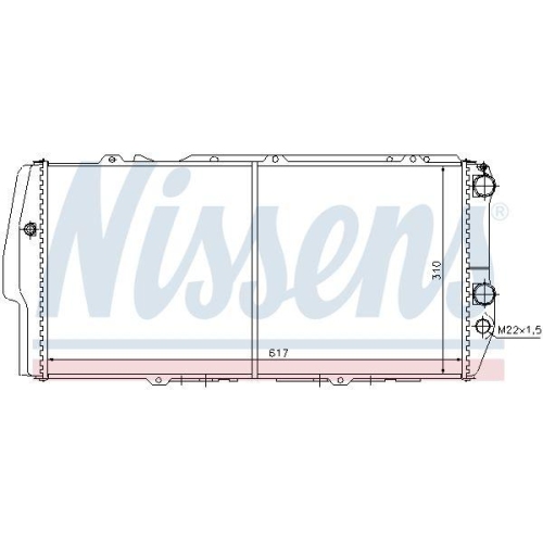 NISSENS K&uuml;hler, Motork&uuml;hlung ** FIRST FIT ** 604781