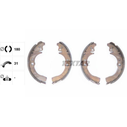TEXTAR Bremsbackensatz 91057500