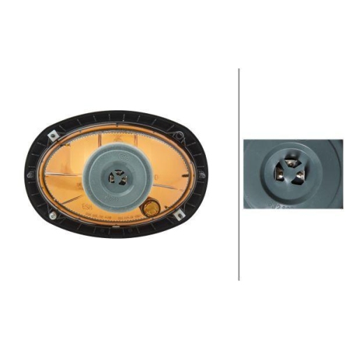 HELLA Hauptscheinwerfer 1AB 996 157-081
